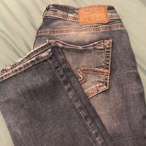 Silver jeans.  Brand new condition